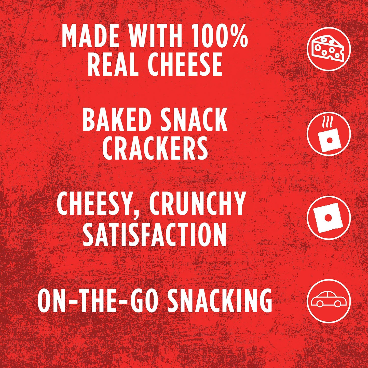 Cheez-It Cheese Crackers, Baked Snack Crackers, Bulk Pantry Staples, Original & White Cheddar Variety Pack 42oz Case (2 Boxes)