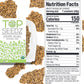 Top Seedz Certified Organic Gluten Free Savory Sensation Seed Crackers | 6-Pack | 5 Ounces | Healthy Vegan Crackers With Plant B