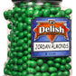 Dark Green Jordan Almonds by Its Delish, 3.5 lbs. Jumbo Container | Candied Almond Nut with Sweet Hard Candy Coating - Weddings 
