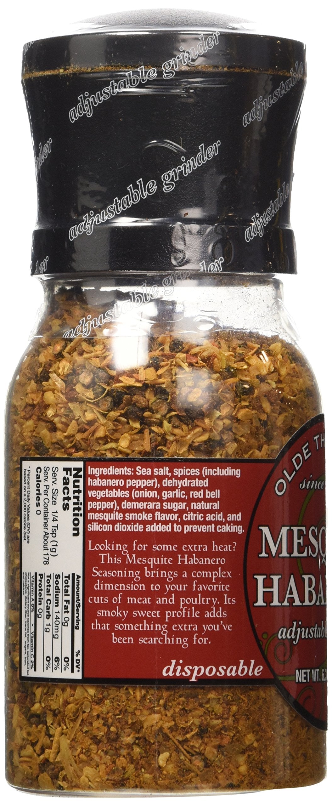 Olde Thompson Mesquite Habanero Seasoning 6.3Oz Grinder (Pack Of 3)