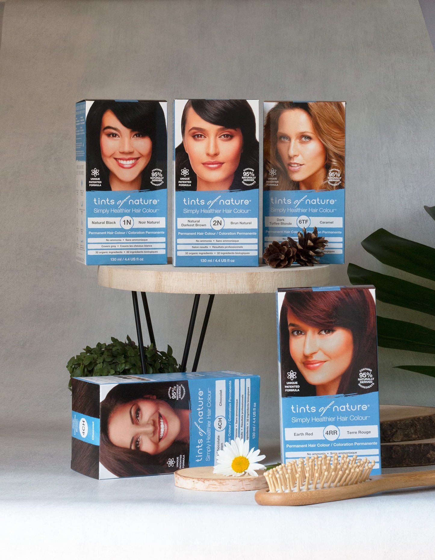 Tints Of Nature Permanent Hair Dye, Nourishes Hair  Covers Greys, 1 X 130Ml - 6C Dark Ash Blonde