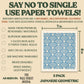 Febu Swedish Dishcloths For Kitchen  5 Pack Japanese Pattern Dish Towels  Reusable Paper Towels Washable  Non-Scratch Cellulose