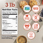 MONK FRUIT IN THE RAW, 48 oz Bakers Bag, Pack of 1, Natural Monk Fruit Sweetener w/Erythritol, Sugar-Free
