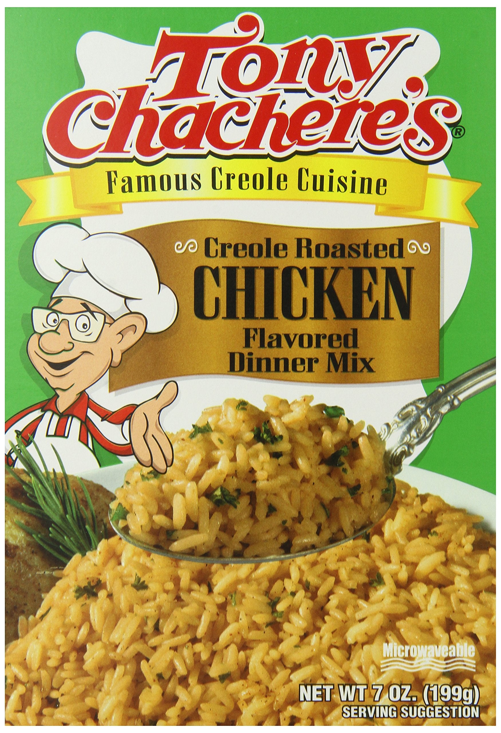 Tony Chachere's Rice Mix Roasted Chicken, 7-Ounce (Pack of 6)