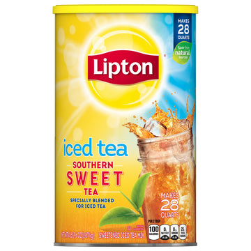 Lipton Iced Tea Mix Southern Sweet Tea 28 Qt, Pack Of 4, 3584 Ounce