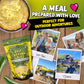 Jalapeno Yellow Corn Grits With Cheddar Cheese + Hatch Green Chile + Garlic, By Fishski Provisions, 6 Oz Bags, 12 Pack