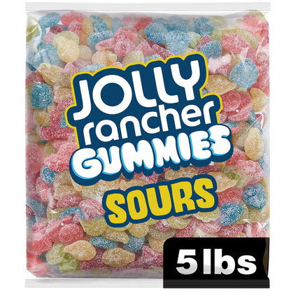 JOLLY RANCHER Gummies Sours 5 Lb. Bag