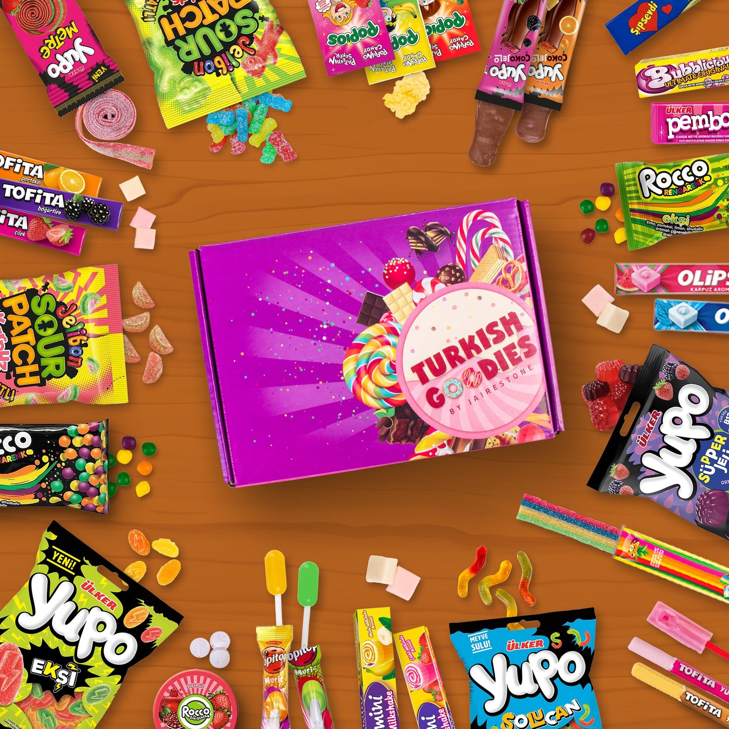 Foreign Candy Gift Box - Exotic Snacks Assortment - International Treats For Gifts And Celebrations - 35Pcs Turkish Unique Myste