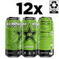 Rockstar Energy Drink Punched Hardcore Apple, 16oz Cans, 12 Pack