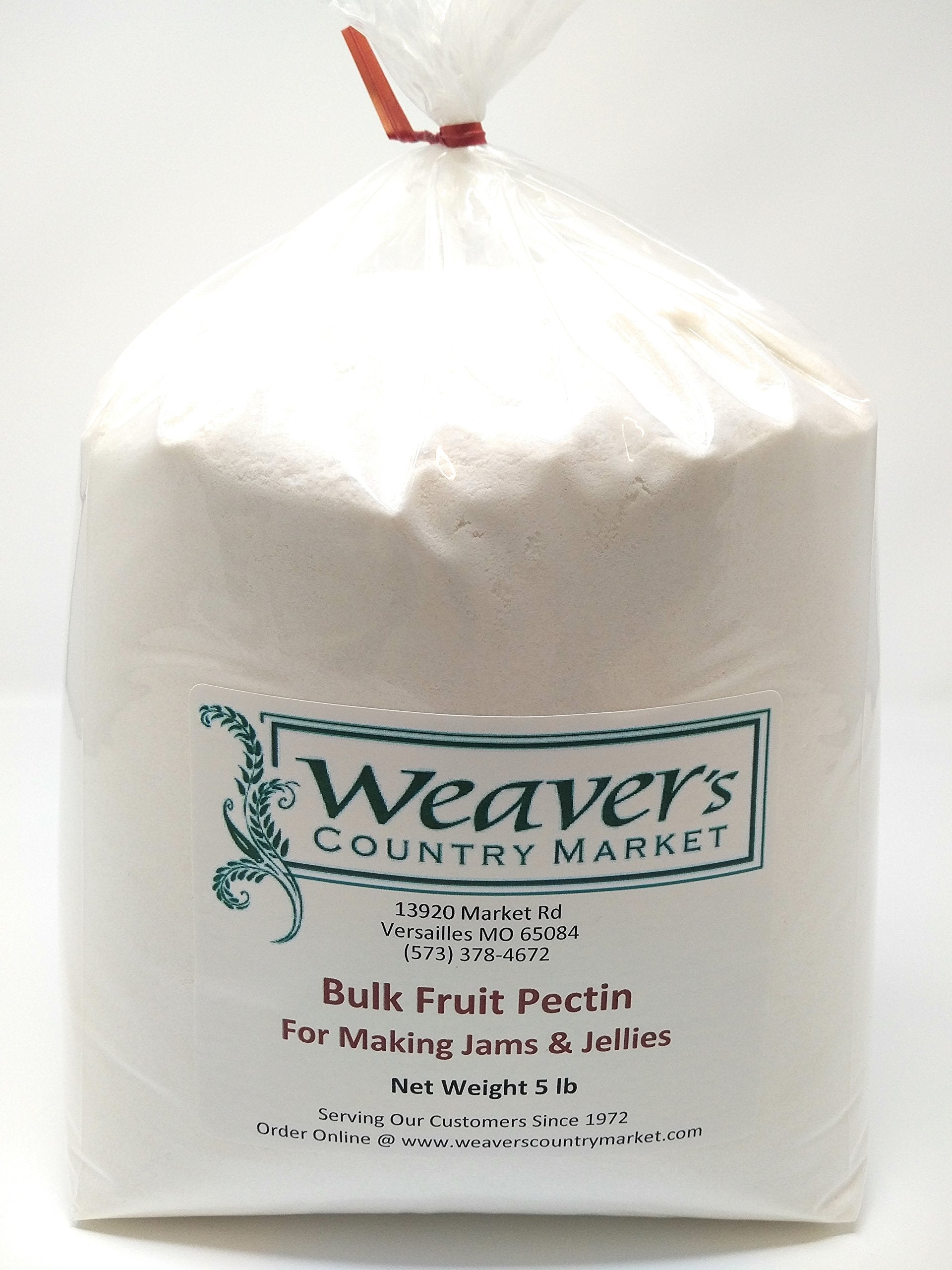 Weaver'S Country Market Bulk Fruit Pectin Mix For Making Jams & Jellies (5 Lb. Plastic Bag)