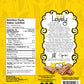 Lovely Candy Co. Lemon Ginger Chews, Made with Real Ginger, Individually Wrapped, 5oz (1-Pack) | Gluten-Free, Non-GMO, NO Artifi