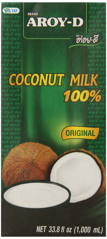 Aroy-D 100% Coconut Milk - 33.8 Oz Packages (3-Pack)