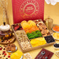 Rakhi For Bhaiya Bhabhi Rakhi Gift Pack Lumba Rakhi Set Dry Fruits Combo Pack Rakhi For Bhabhi Rakhi With Dry Fruits Red L10 Tra