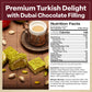 Eastanbul Premium Turkish Delight With Dubai Chocolate Filling, 8.8Oz, Turkish Delights Pistachio, Lokum, Pistachio Turkish Deli