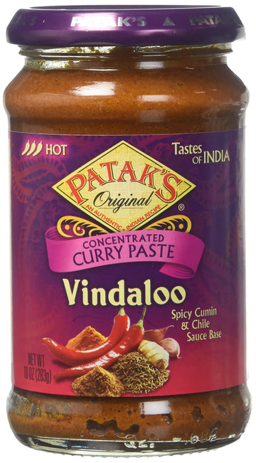 Pataks Paste Curry Vindaloo, 10 Oz