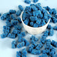 The Hampton Popcorn Company Dark Blue Gummy Bears, 1.3 lb Resealable Bag, Blue Raspberry Flavor