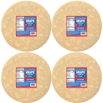 Mr. Tortilla Keto-Friendly 4 Net Carb Tortillas - Fresh Delicious Soft Taco Shells - Healthy Keto Food Wraps - Organic Wheat Flo