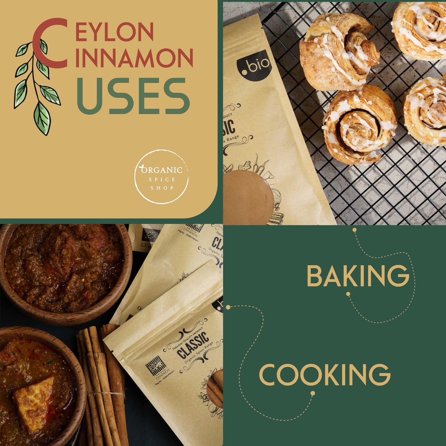 Organic Ceylon Cinnamon Powder | Certified Usda Organic And Kosher| Ceylon Cinnamon Powder Organic From Sri Lanka | Organic Cinn