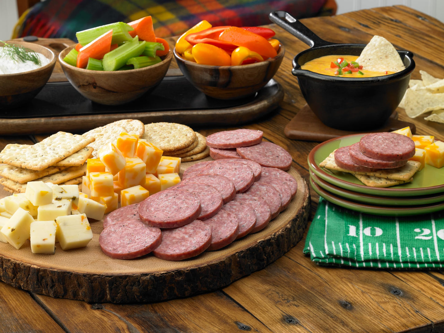 Johnsonville Beef Summer Sausage, Good Source of Protein, 20 oz