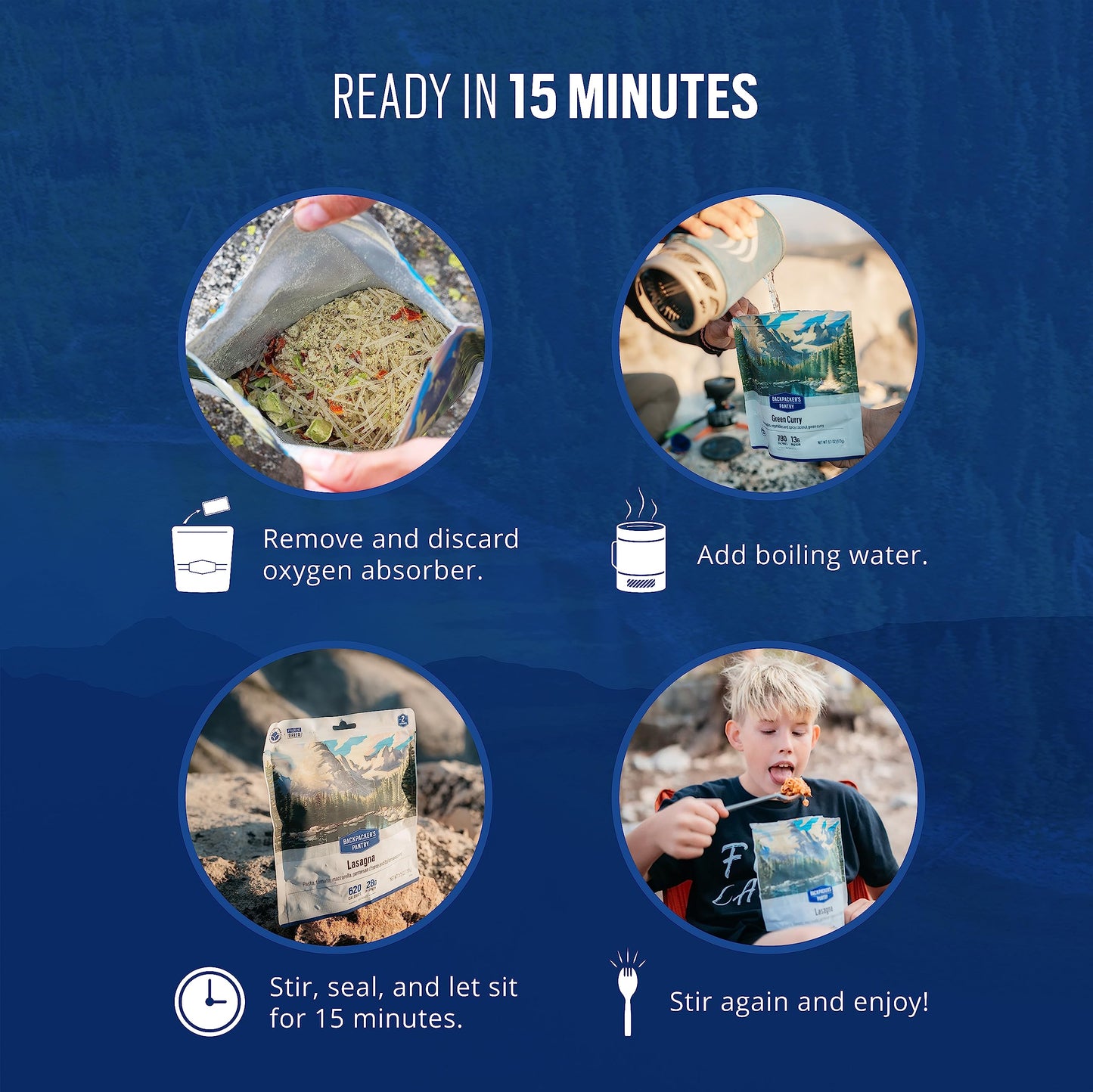 Backpacker'S Pantry Cinnamon Apple Oats - Freeze Dried Backpacking & Camping Food - Emergency Food - 11 Grams Of Protein, Vegan, Gluten-Free - 1 Count