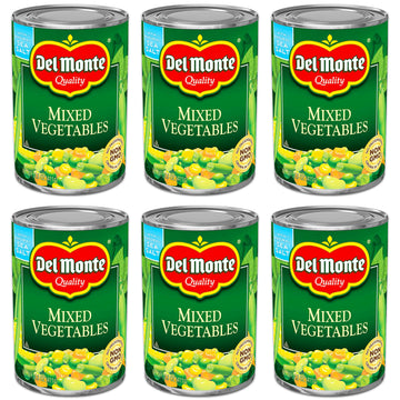 Del Monte, Mixed Vegetables, 14.5oz Can (Pack of 6)