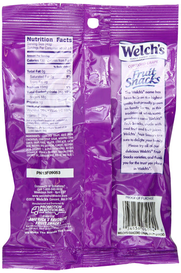 Welchs Grape Fruit Snacks, 5-Ounce (Pack Of 12)
