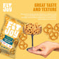 FitJoy Tangy Dijon Mustard Pretzels (Pack of 6, 4.5 Oz) - Dairy, Nut & Gluten Free Snacks - Grain Free Cassava Root & Chickpea F