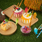 Boao Mini Fish Pole Decoration Picks, 40 Pieces, Plastic, Brown, for Birthday and Tropical Parties