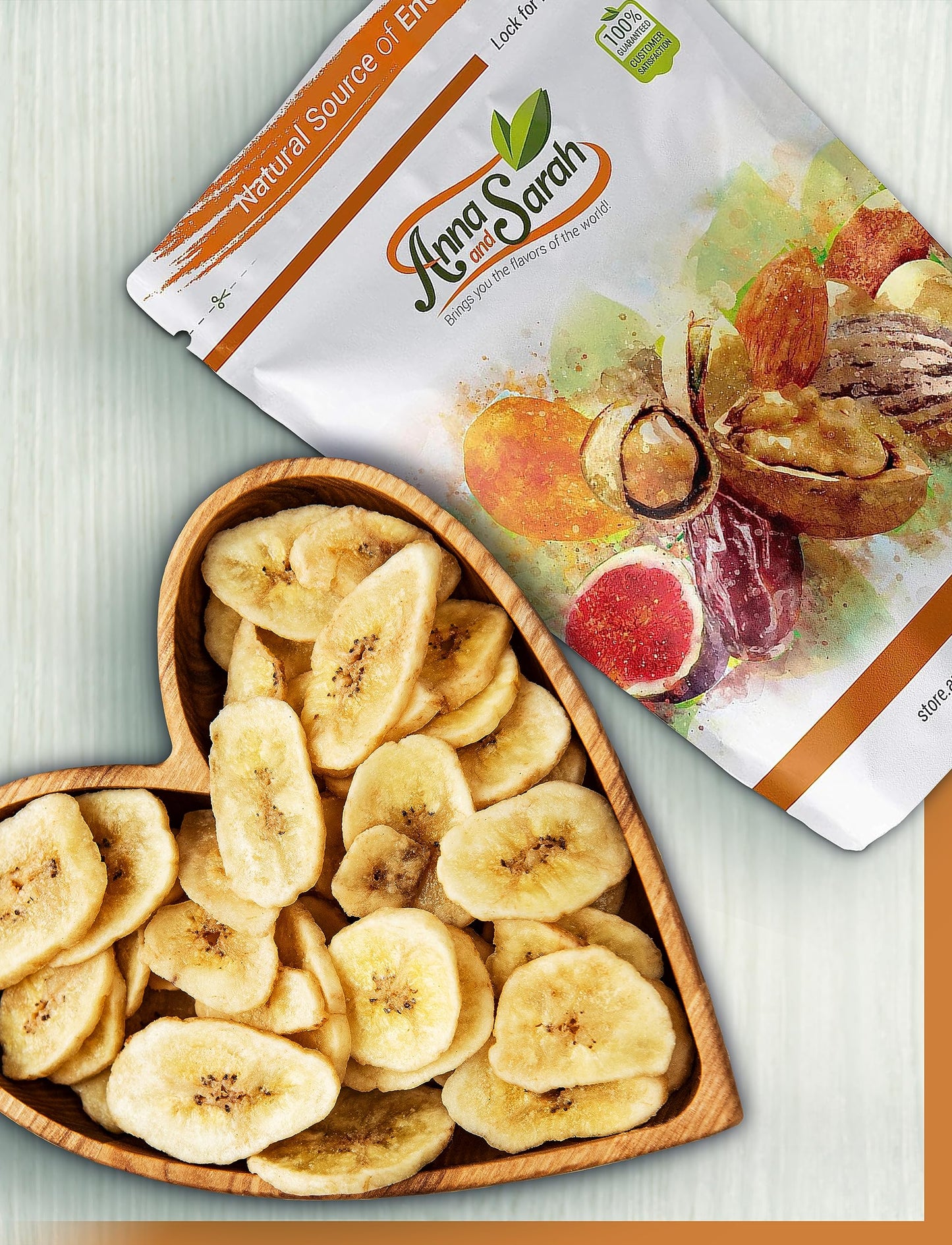 Anna And Sarah Banana Chips Sweetened 2 Lbs In Resealable Bag
