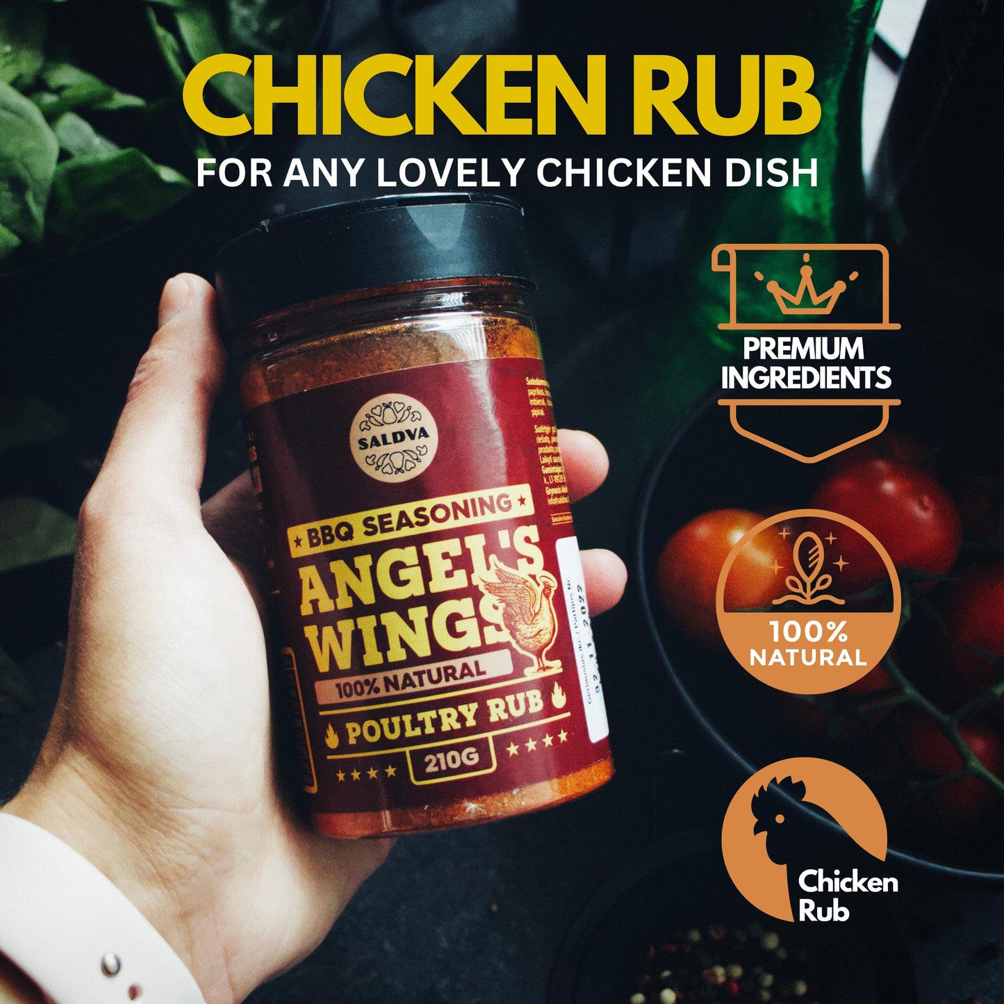Classic S Of Enhanced Bbq Seasonings - Holy Cow, Adam’S Rib, Angel’S Wings, Smoky Pig, Ultimate Rub & Veggie War Bbq Rubs | Pack Of 6 | 100% Natural | Great Foodie Gift