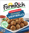 Farm Rich Homestyle Meatballs, Made with Beef, Pork and Authentic Bread Crumb Recipe, Fully Cooked, Frozen, 26 oz