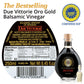 Due Vittorie Oro Gold Balsamic Vinegar, Barrel Aged, All-Natural, 8.45 fl oz (Pack of 2)