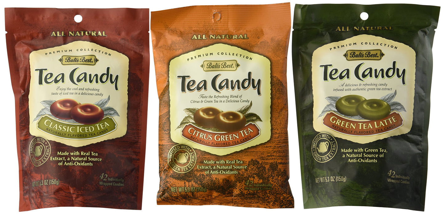 Balis Best Assorted Tea Candies, 5.3 Oz. Bag (Pack Of 3)