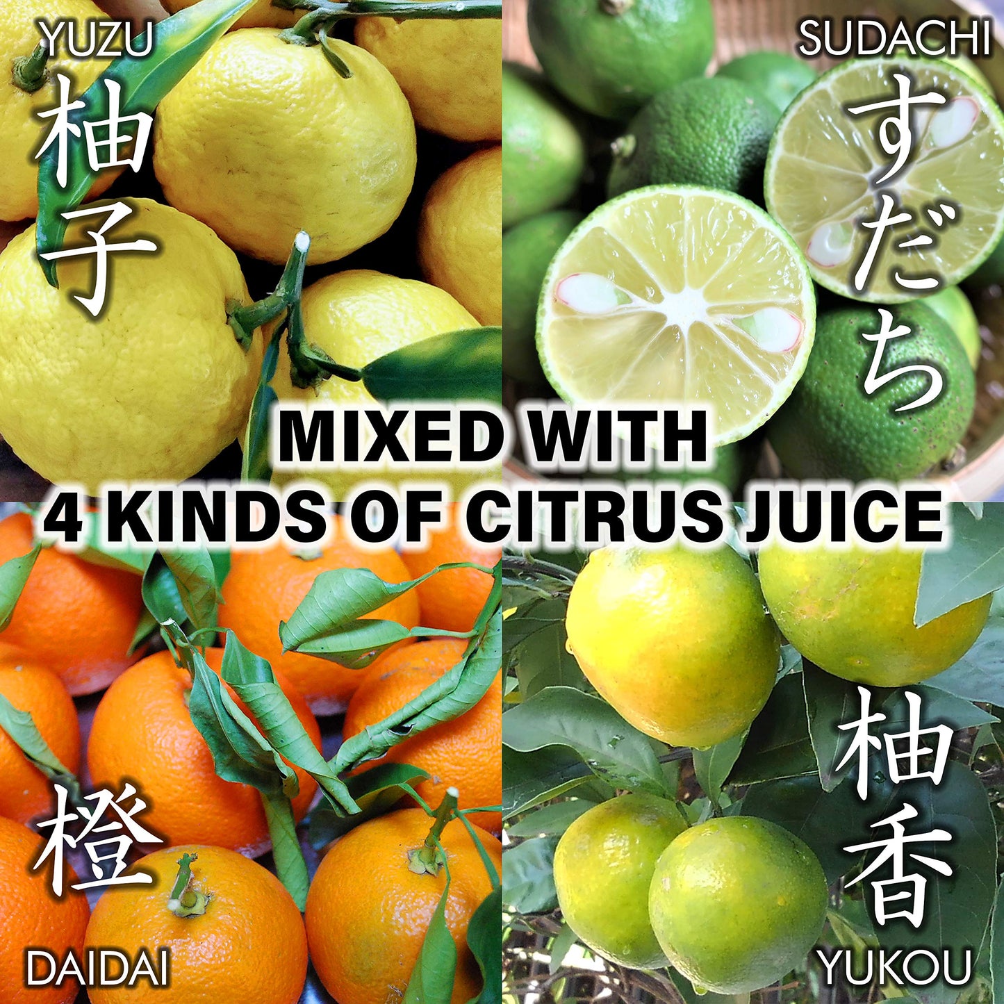 Ponzu Sauce (Yuzu Blend) Dressing Japanese Handmade?No Chemical Seasonings Non-Gmo? Natural Brewing 300Ml(10.14Floz) ?Yamasan?