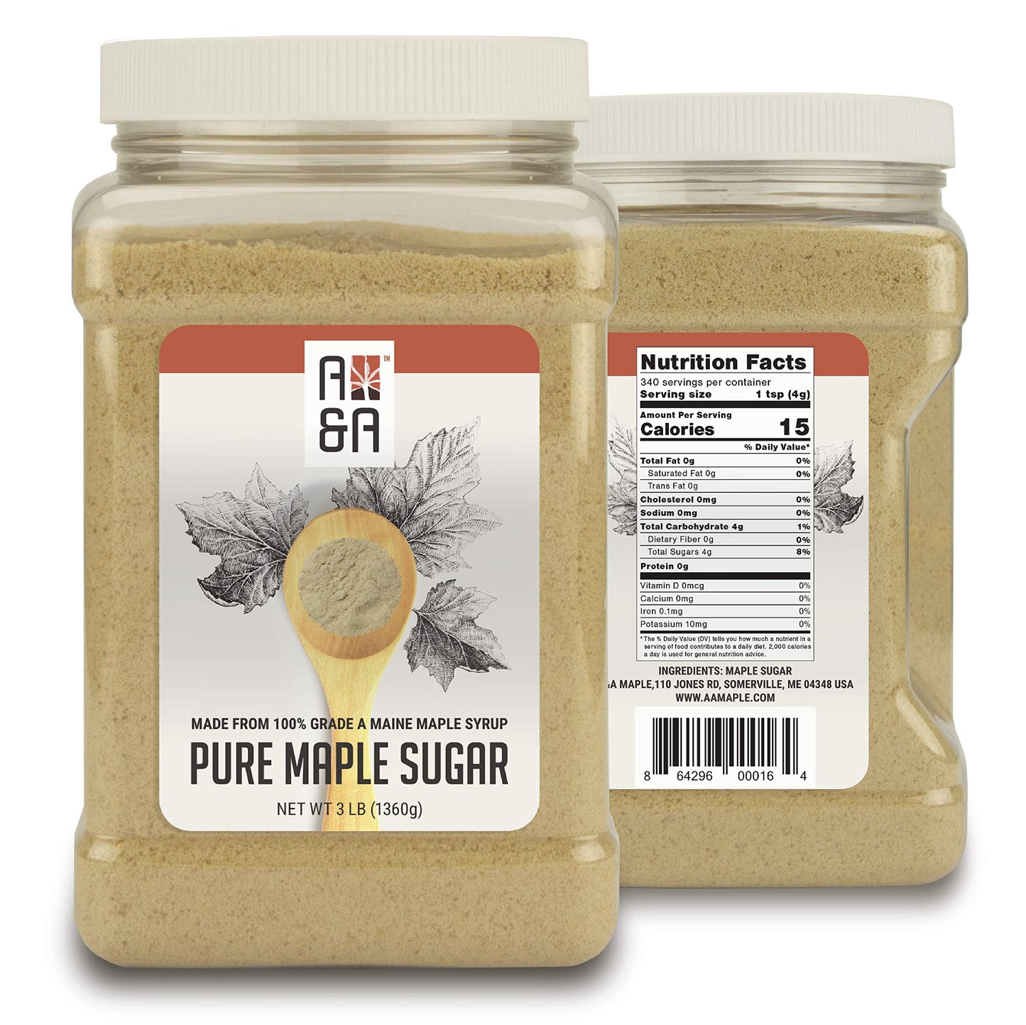 Pure Maple Sugar - 48 Oz - A&A Maple