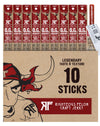Righteous Felon Beef Sticks | Gluten Free, Low Sugar, High Protein | 10 oz Pack