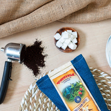 Tortuga Caribbean Port Royal Jamaican Blue Mountain Flavored Coffee- Roasted And Ground Coffee 10Oz - The Perfect Premium Gourme