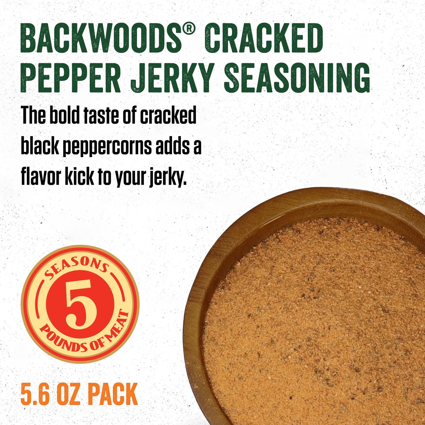 LEM Backwoods  ed Pepper Seasoning with Cure Packet, 1.75 Pound, Model 9044