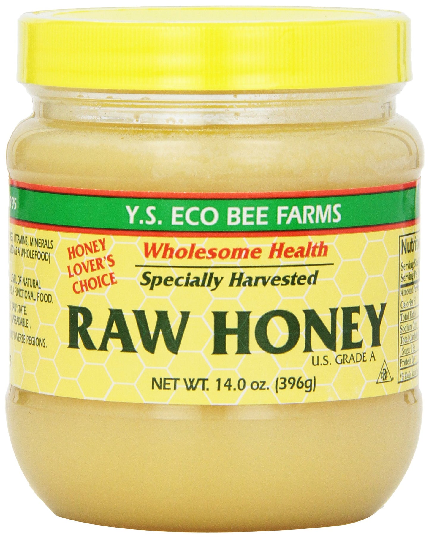 Ys Organic Bee Farms - Healthy Honey (Raw), 14 Oz
