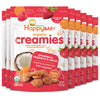 Happy Baby Organics Creamies Freeze-Dried Veggie & Fruit Snacks With Coconut Milk Strawberry Raspberry & Carrot, 1 Ounce (Pack O