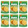 Zuko Orange Instant Powder Drink | Family Pack | No Sugar Needed | Vitamin C | 14.1 Ounce (Pack of 6)