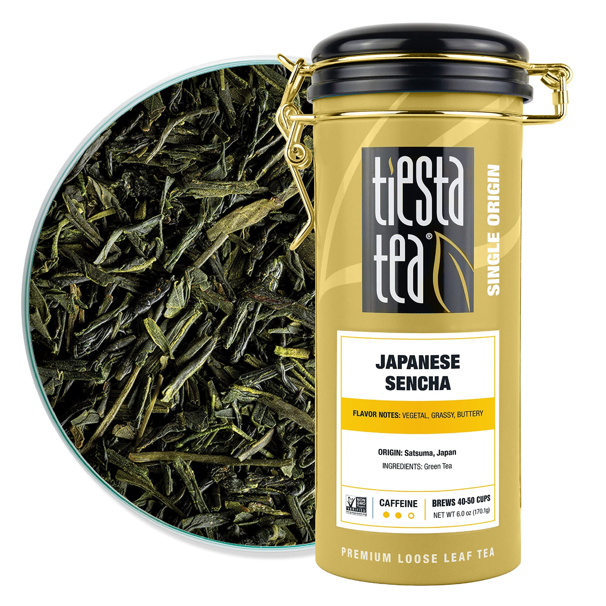 Tiesta Tea - Japanese Sencha Tea | Single Origin Premium Loose Leaf Sencha Green Tea | Medium Caffeinated | Make Hot Or Iced Tea