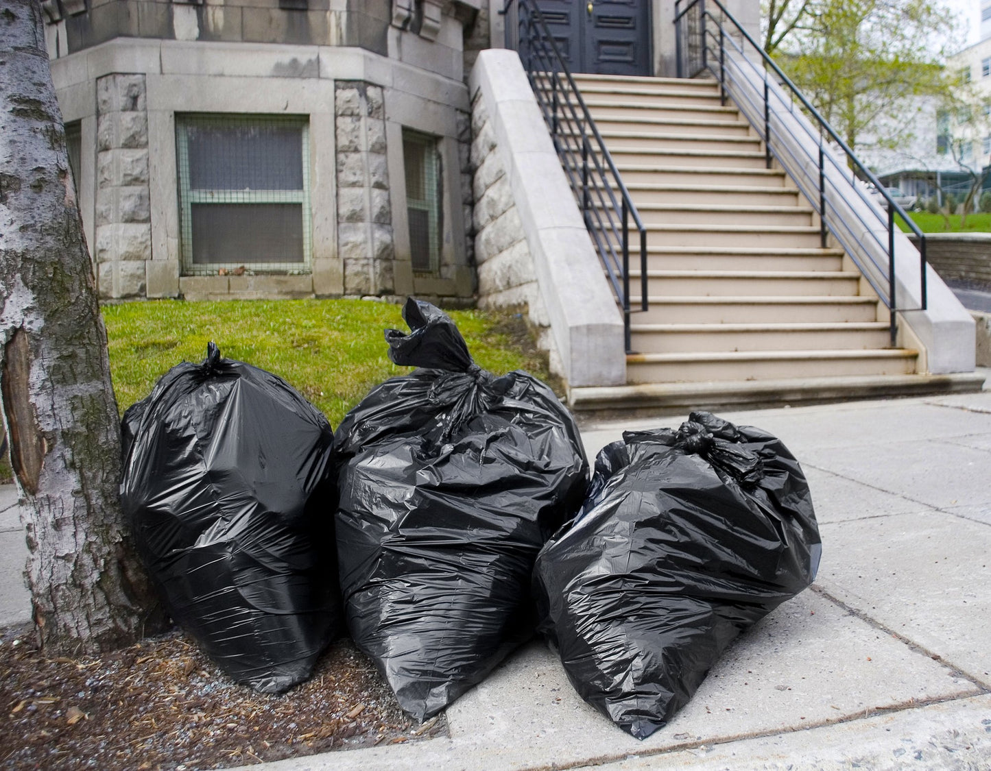 95-96 Gallon Trash Bags 2 Mil (Value-Pack 25 Bags W/Ties) Extra Large Black Trash Bags 90 Gallon, 95 Gallon, 96 Gallon, 100 Gall