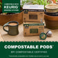 Vermont Coffee Company  Organic Medium Roast Coffee  K-Cup Single-Serve Compostable Coffee Pods  10CT  Made in the USA