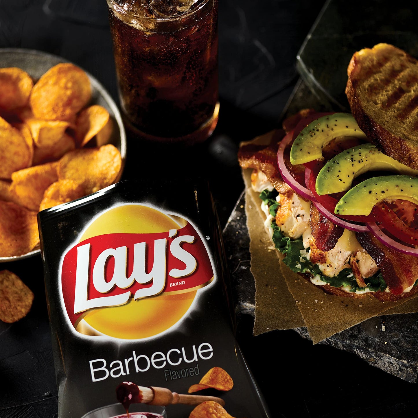 Lay'S Potato Chips, Barbecue, 1.5 Ounce (Pack Of 64)