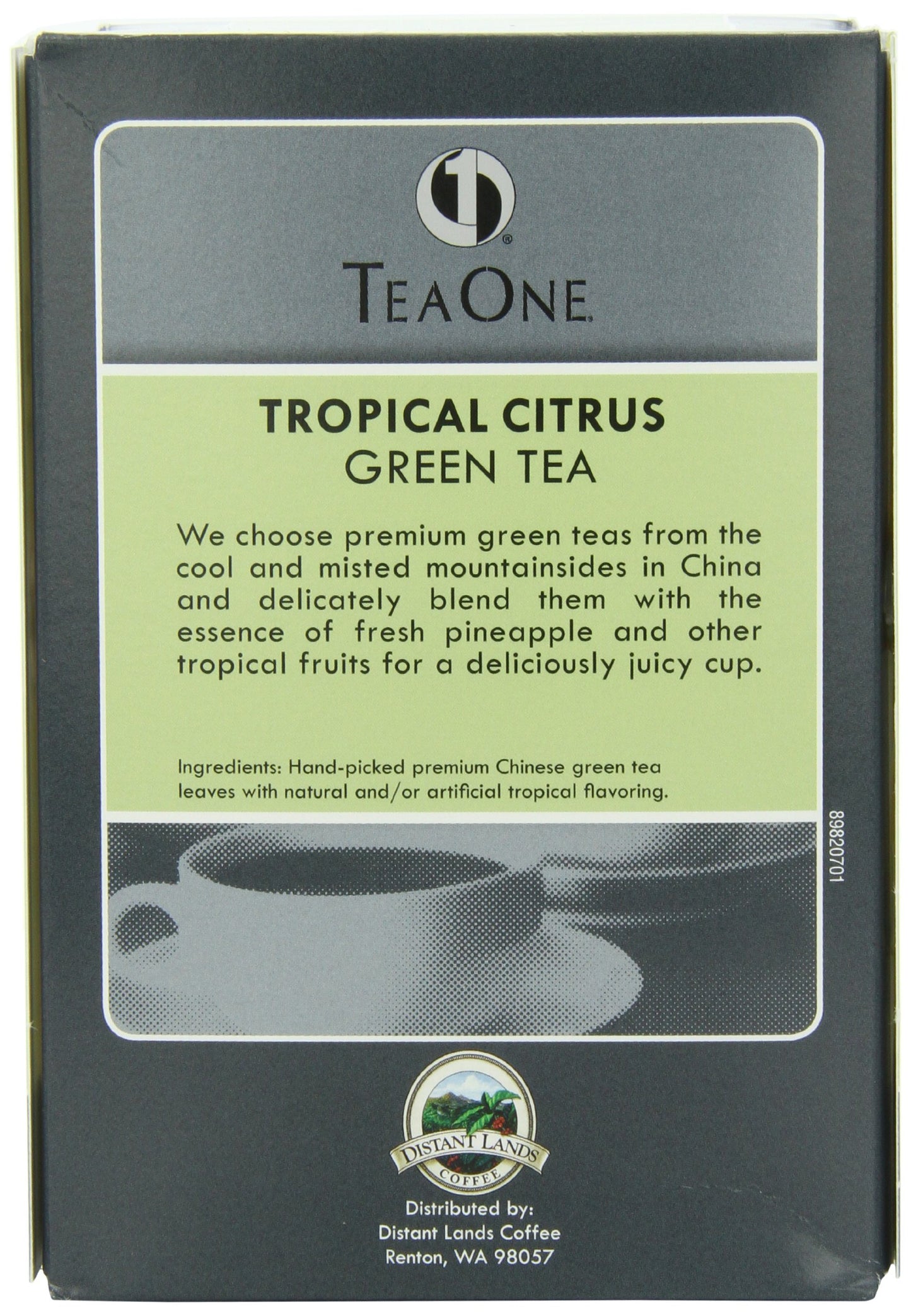 Java One Tropical Citrus Green Tea Ooh Pods, 14-Count Pods (Pack Of 6)