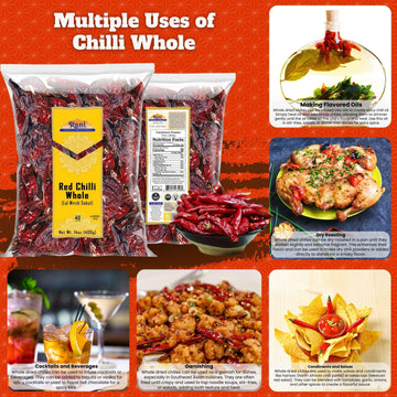 Rani Chilli Whole 14Oz (400G) ~ All Natural | Vegan | No Colors | Gluten Friendly | Non-Gmo | Kosher