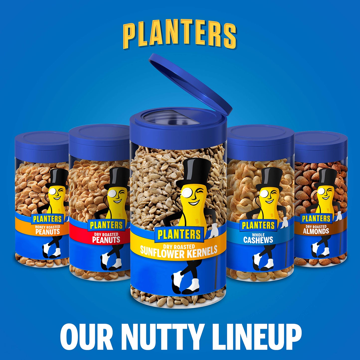 PLANTERS Pop & Pour Dry Roasted Sunflower Seeds, Road Trip Snack, Plant-Based Protein, Snacks on the Go, After School Snack, Spo