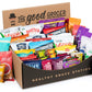 All Natural Healthy Snack Station (50 Count) By The Good Grocer - Office Snacks, Variety Pack, School Lunches (Includes Display