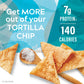 Simply Protein - Tortilla Chips, Restaurant Style Protein Chips, Sea Salt (3-Pack) - 7G Protein, 140 Calories, Gluten Free, Vega